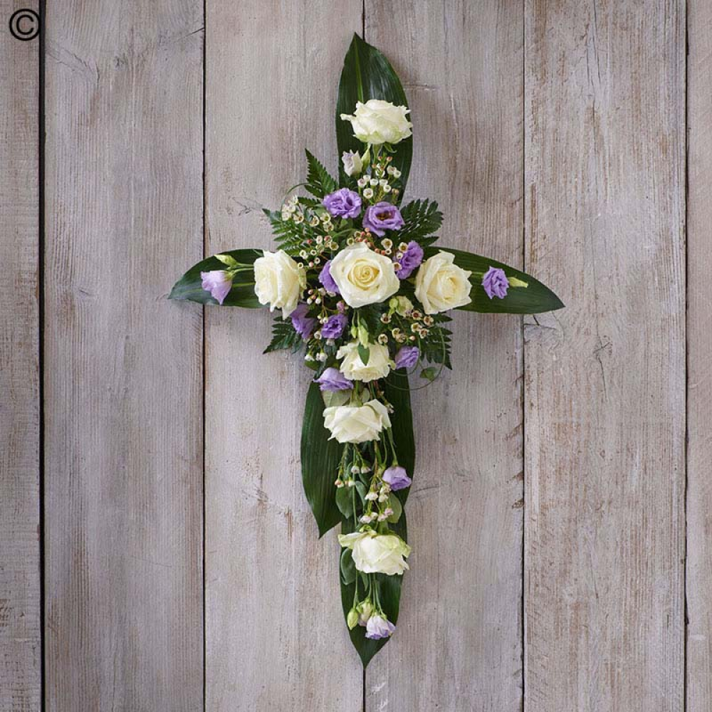 Lilac and White Cross