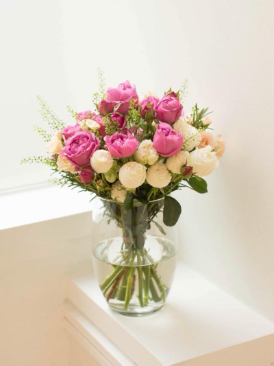BubbleGum - This bubbling Blooming flower arrangement comes with the vase included. It's the ultimate spring flower gift to receive anytime!

 

The image shows Large Size

Please note: for seasonal and other supply reasons, we may occasionally substitute some of the blooms shown in the image. We will always try to be true to the bouquet's colour coordination, style, and shape and guarantee to give you the full value paid. If you have any queries, please email or call us and we would be delighted to confirm availability and explain alternatives. See the 'Contact Us' section.