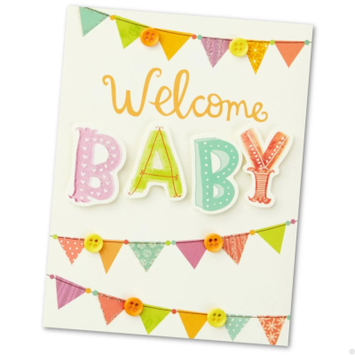 New Baby Greetings Card - New Baby Greetings Card (will vary)
